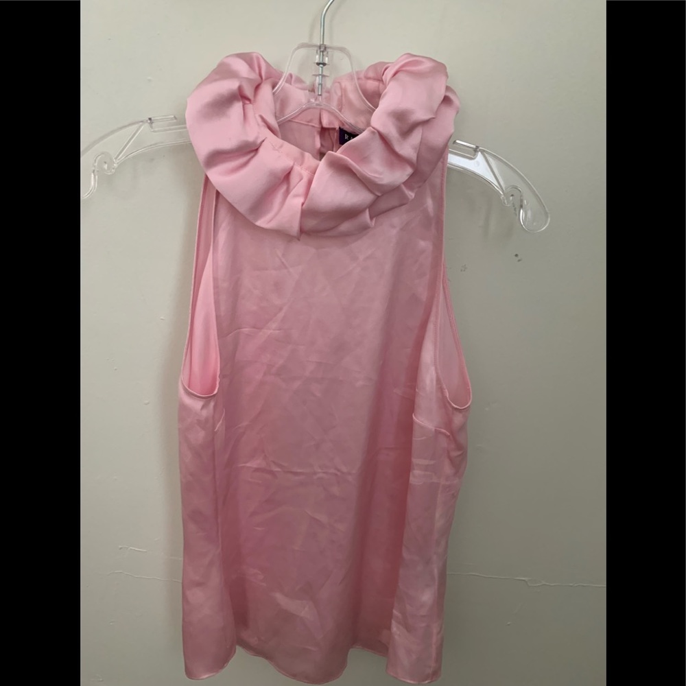 RALPH LAUREN Purple Label Light Pink Silk Top